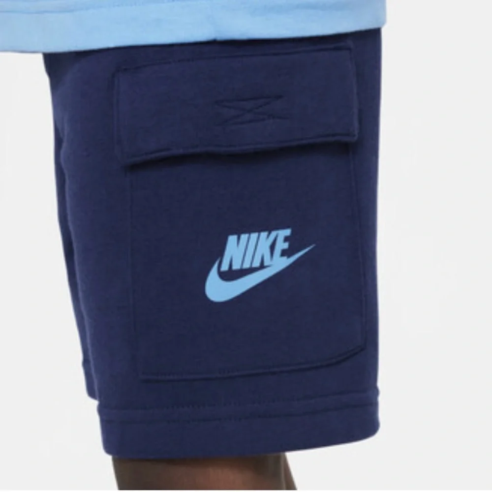 Nike Little Boys’ Sz 2T Navy‎ Cotton Blend Cargo Shorts